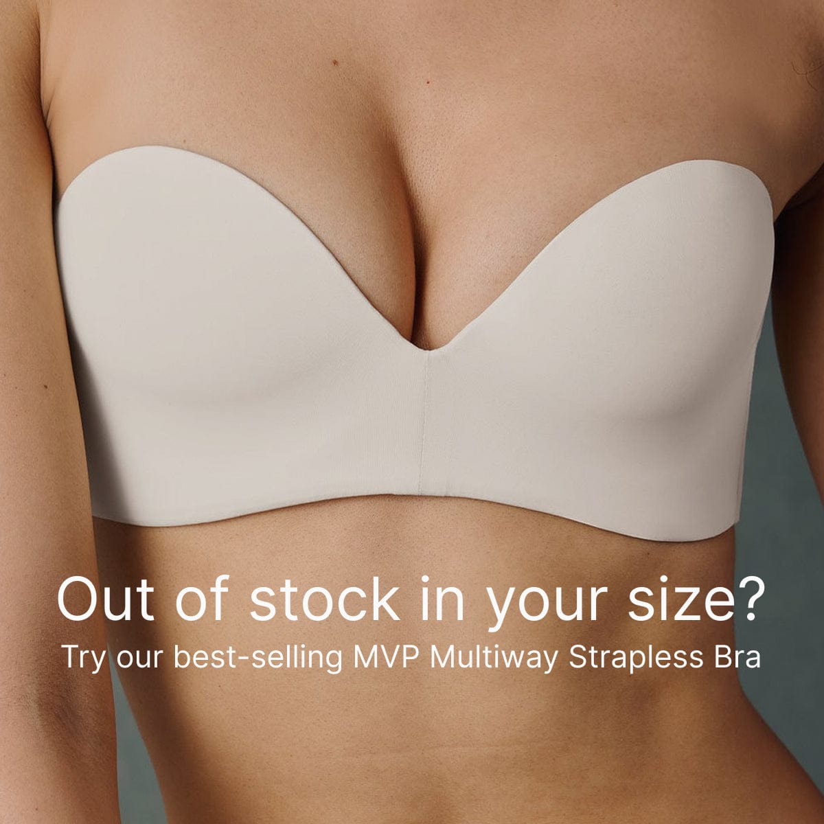 Under Boost Lift Up Strapless Bra Buff