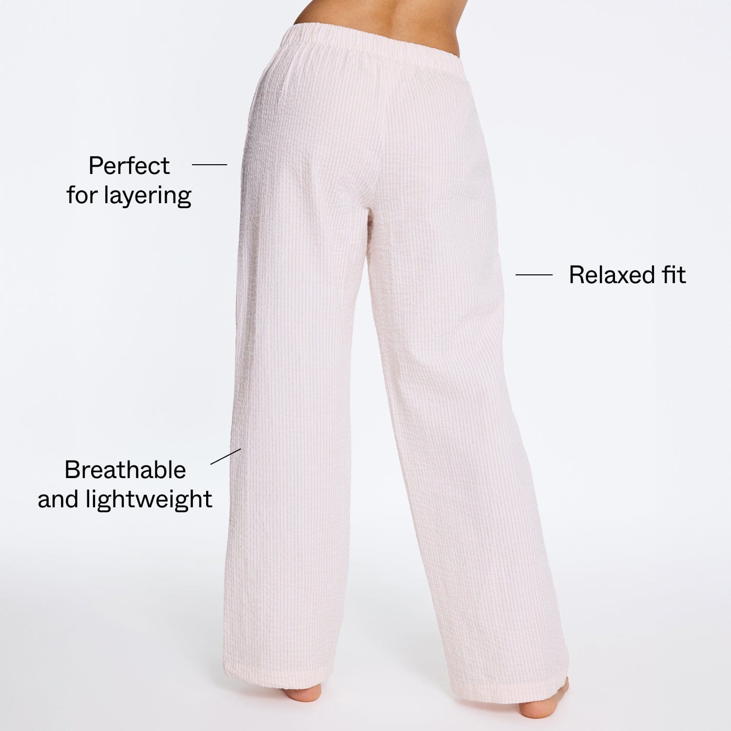 Under Cotton Lounge Pant Ballet Stripe