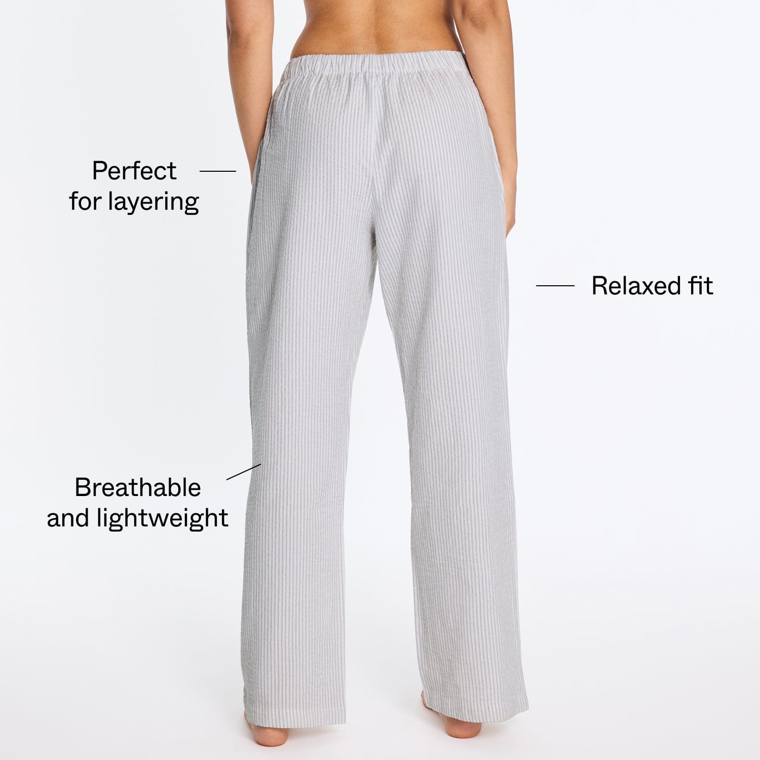 Under Cotton Lounge Pant Cloud Stripe