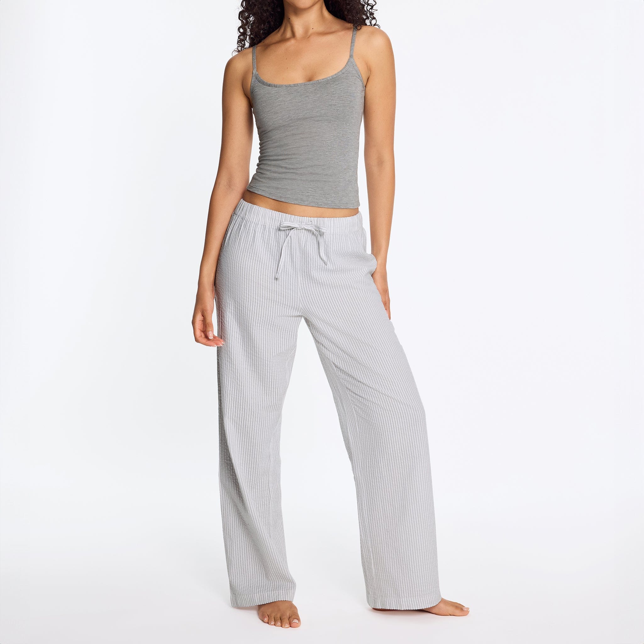 Under Cotton Lounge Pant Cloud Stripe