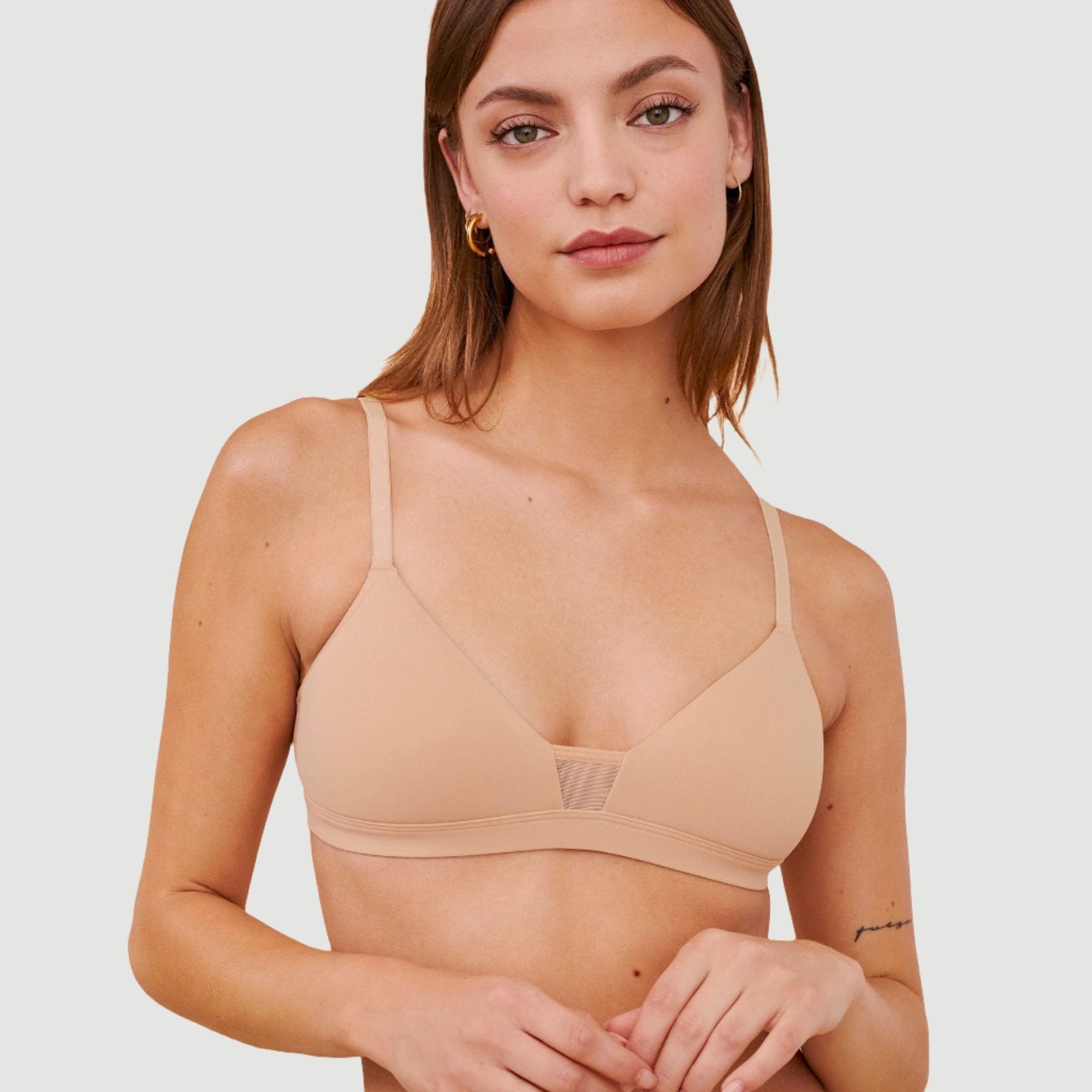 Under FeelGood Wirefree T-Shirt Bra Buff