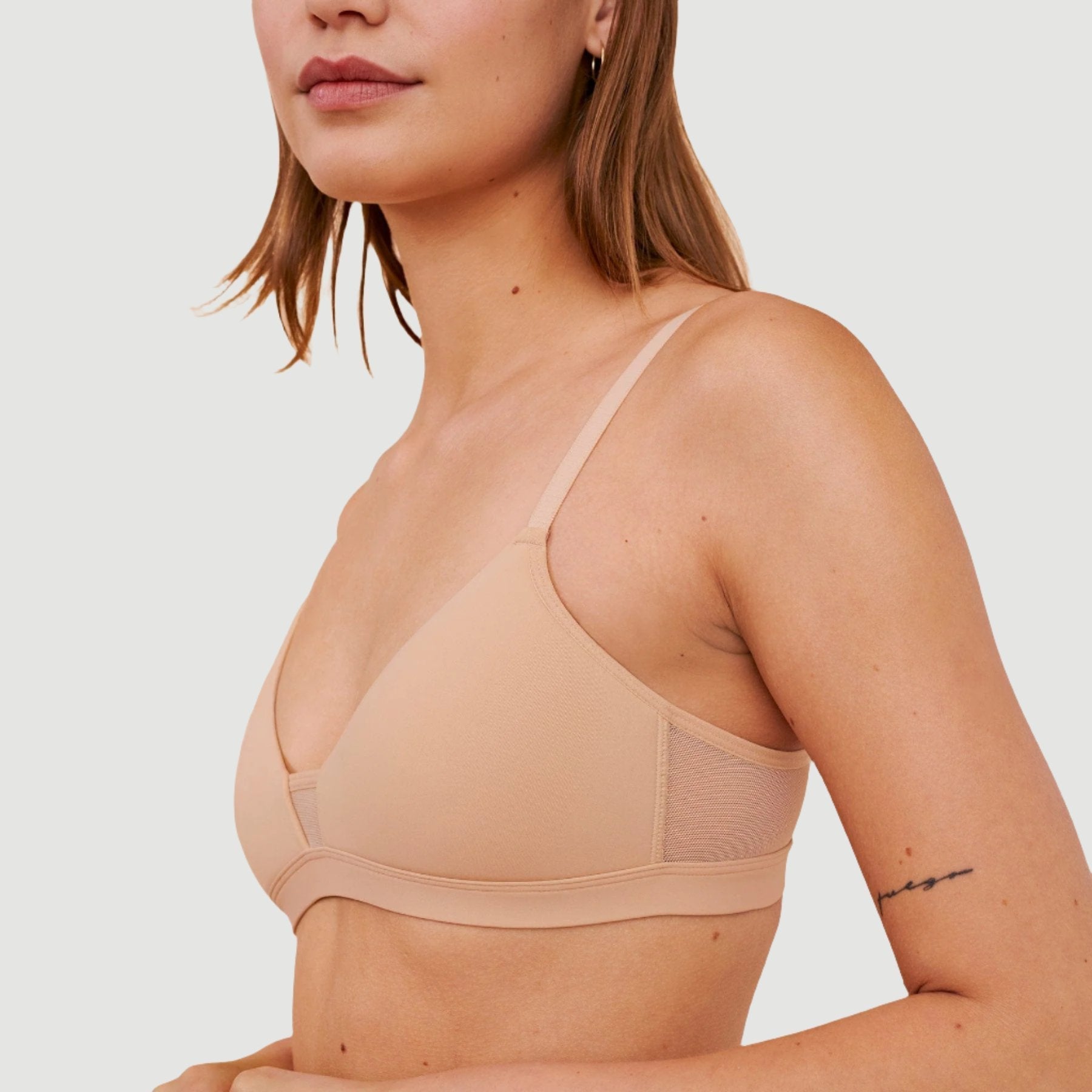 Under FeelGood Wirefree T-Shirt Bra Buff