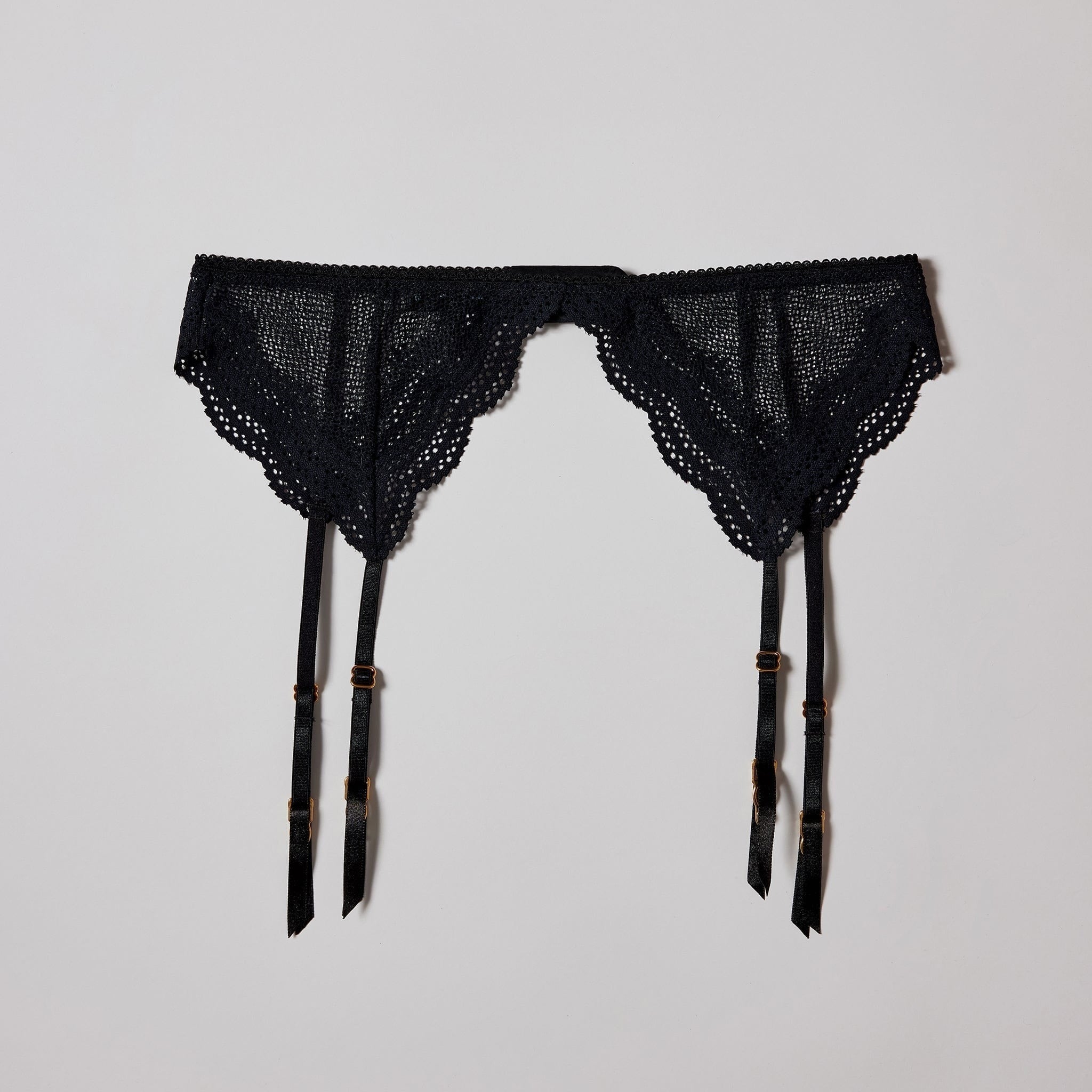 Under Signature Lace Garter Black