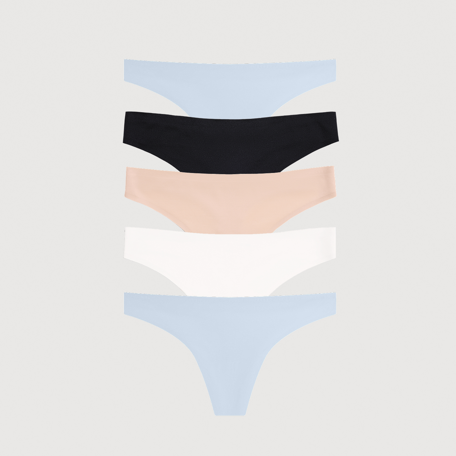 Under Simply Smooth No Show Thong 5 Pack