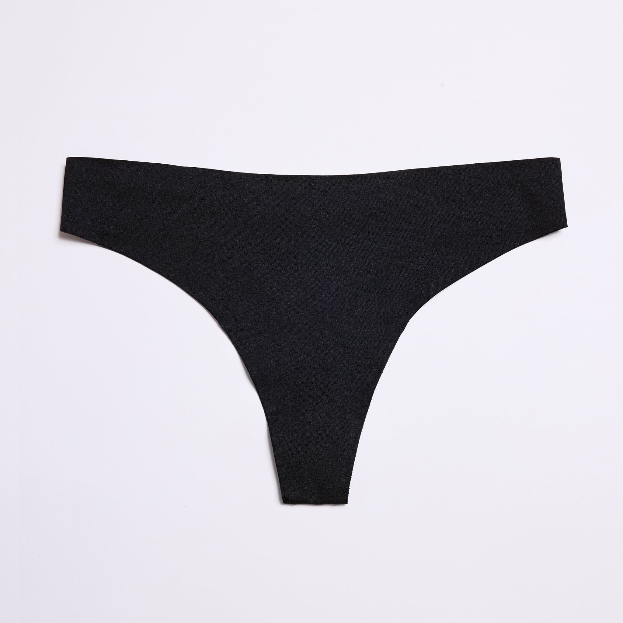 Under Simply Smooth No Show Thong Black
