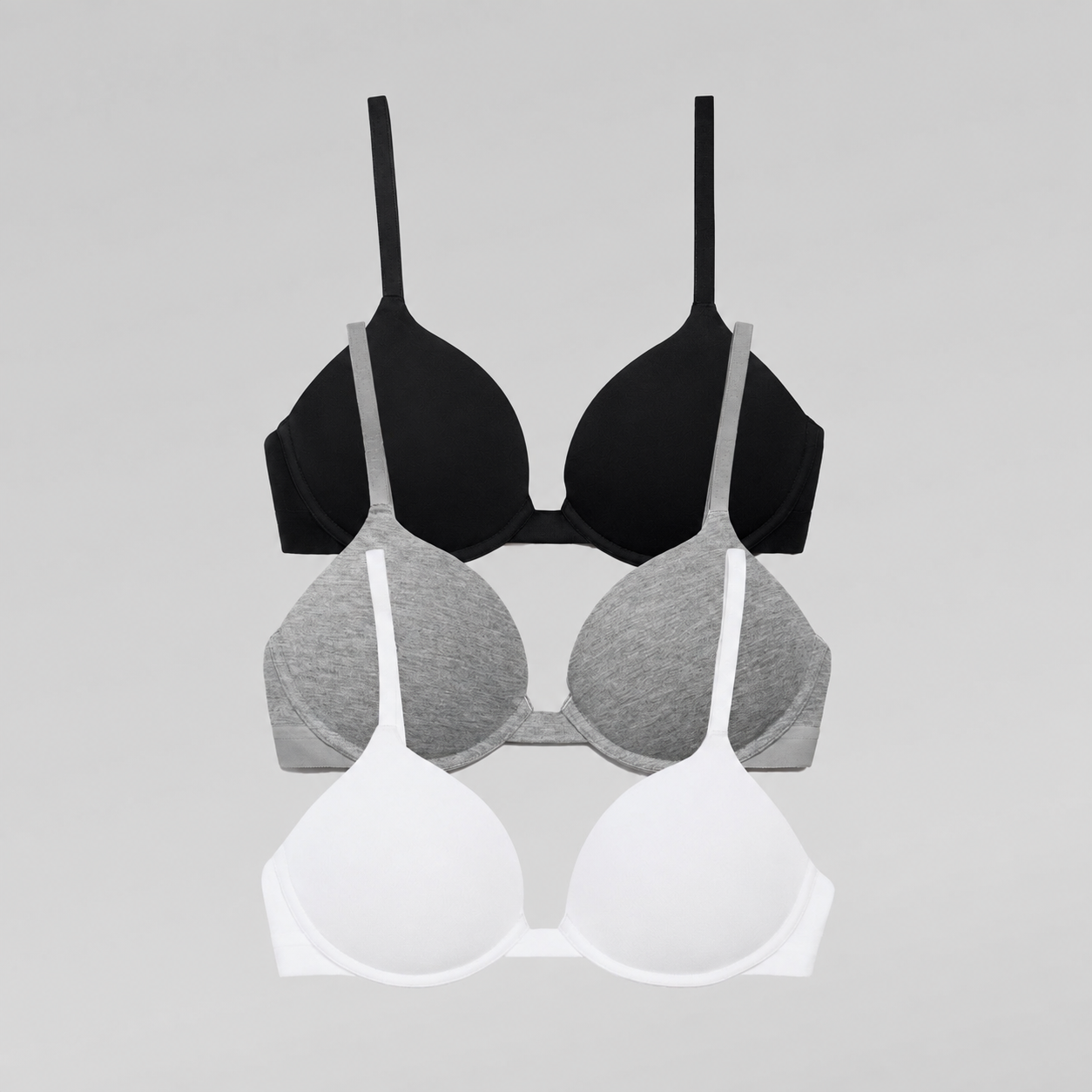 Under Supima Cotton Lift Up Bra Trio Bundle