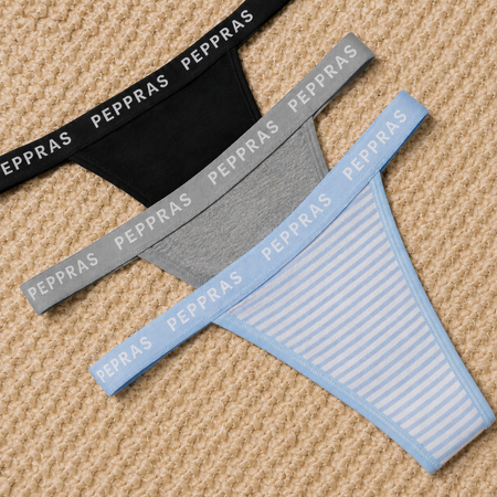 Under Supima Cotton String Thong 3 Pack