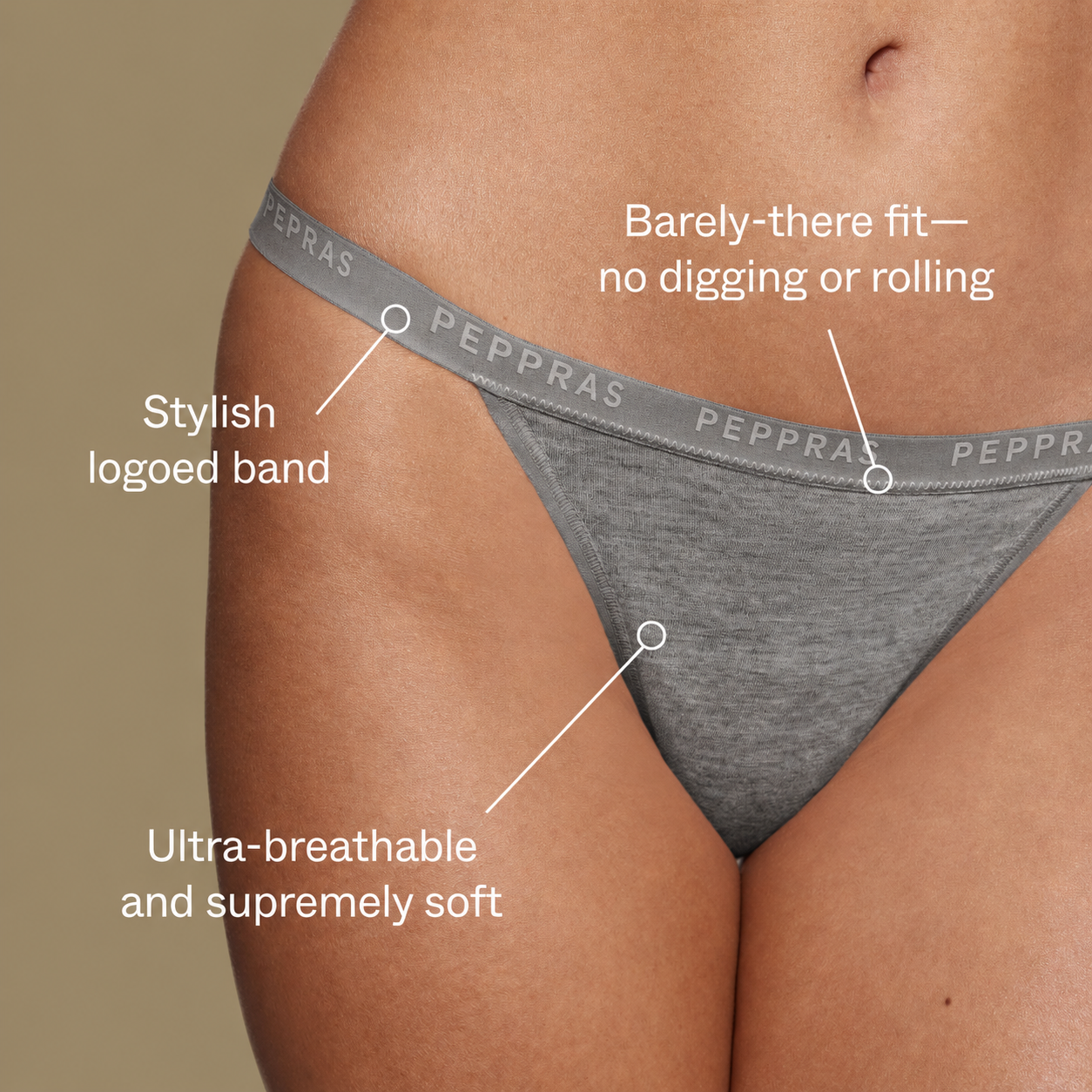 Under Supima® Cotton String Thong