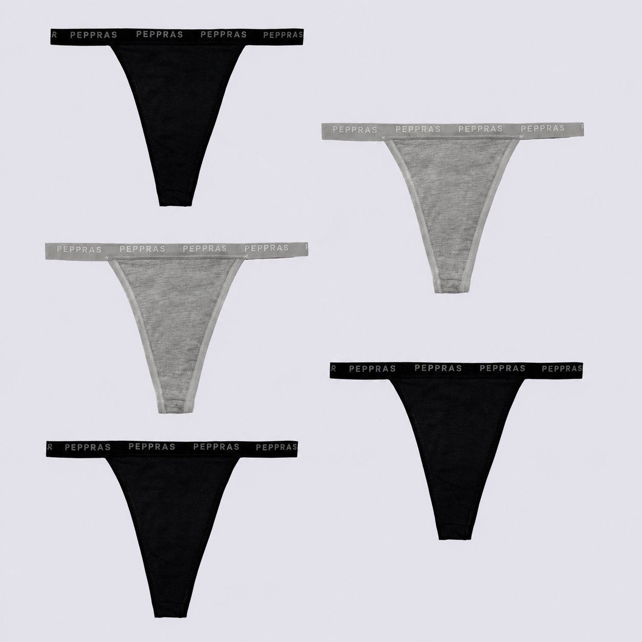 Under Supima Cotton String Thong 5 Pack