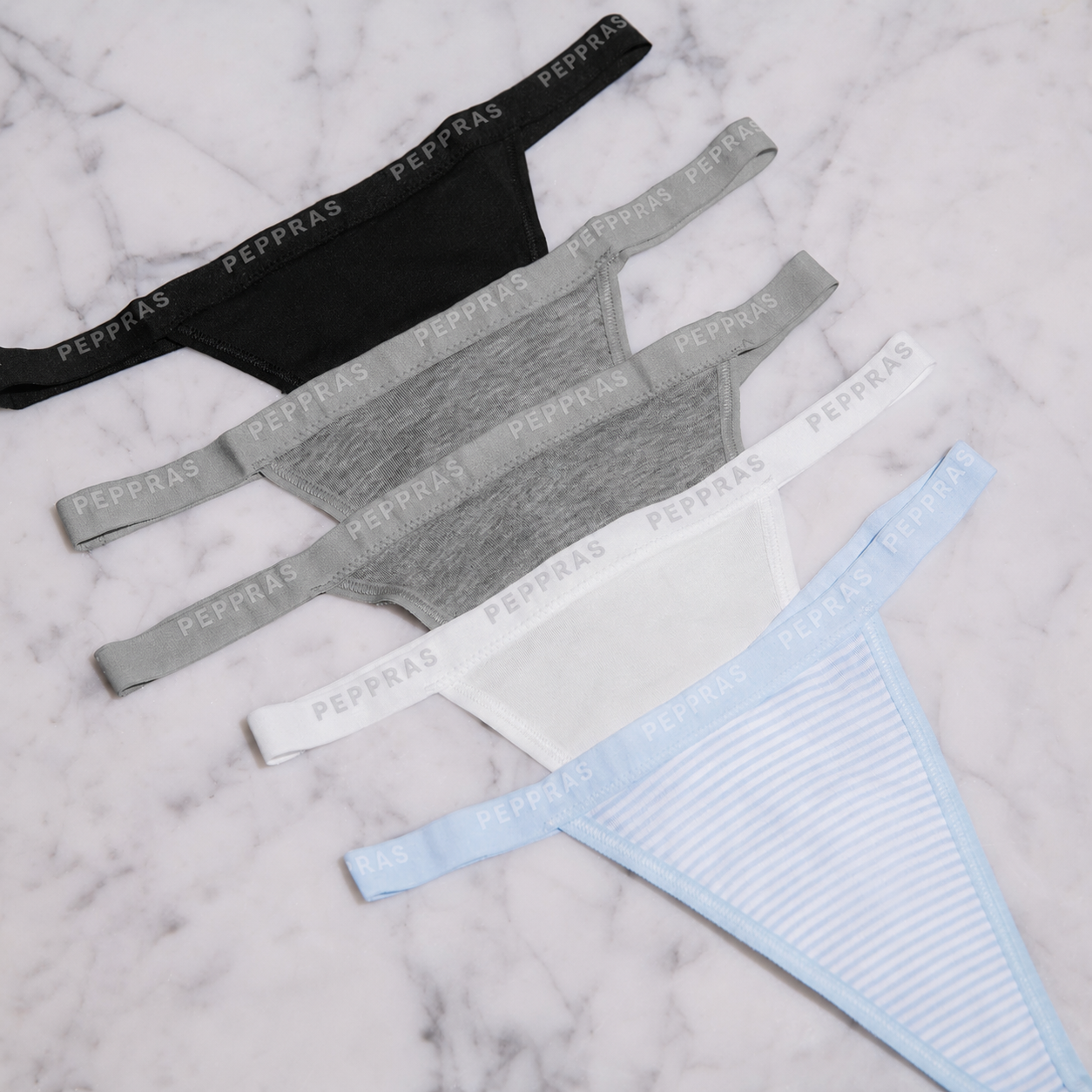 Under Supima Cotton String Thong 5 Pack
