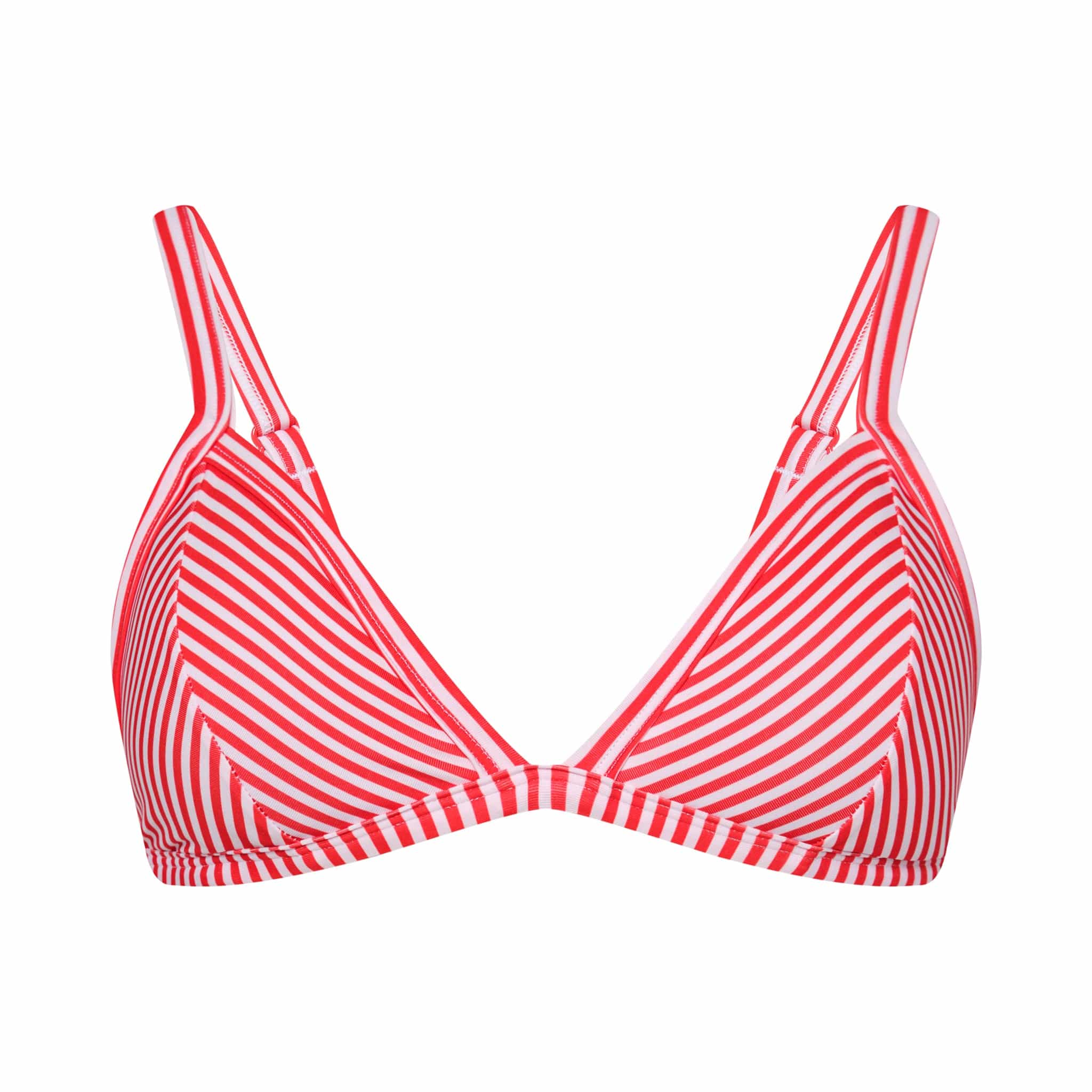 Under Triangle Bikini Top Cabana (Riviera/White)